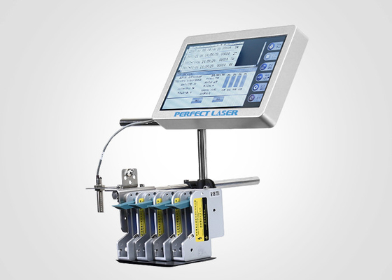 Impresora industrial multifuncional de la codificación del chorro de tinta, impresora del código de barras el 120m/min