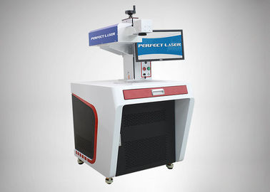 equipo ULTRAVIOLETA de la marca del laser 3D, máquina automática de la marca 355nm para el plástico de la cerámica