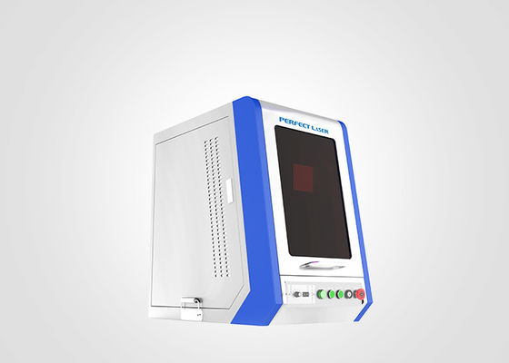 marcadora láser de metal verde 50W / 100W con cubierta cerrada