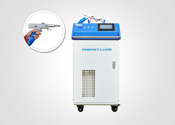 1070nm 1000W 1500W Máquina de soldadura láser de mano para soldar chapa galvanizada de aleación de aluminio de acero inoxidable