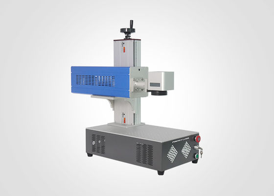 Máquina de marcado con láser de carbono de escritorio de 30W para material no metálico de vidrio de cuero de madera