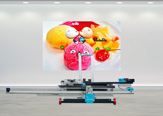9600 Dpi Máquina de impresión de pared a chorro de tinta UV Espacio de estacionamiento Pintura de suelos para graffiti de suelo