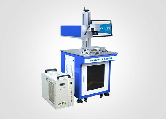 3W 5W máquina ULTRAVIOLETA de la marca del laser de 355 nanómetro para el plástico/los cargadores de batería ISO aprobados