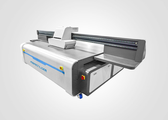 Impresora de inyección de tinta ultravioleta plana de formato grande de 2500 mm * 1300 mm para madera, plástico, cuero, PVC