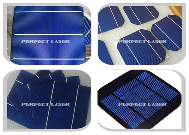 20W 50W 240 mm / s Velocidad de trazado Máquina de trazado láser de fibra de placa de silicona de célula solar