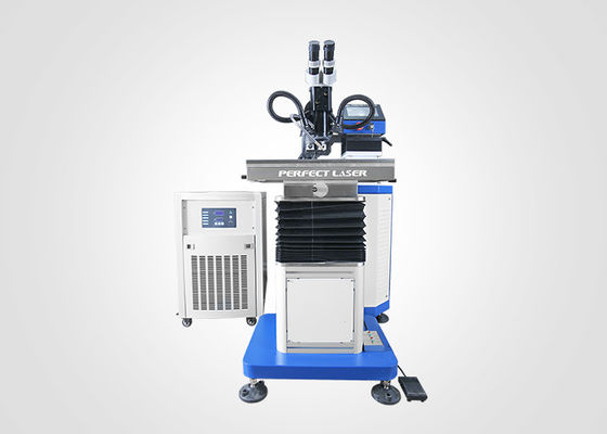 Máquina de soldadura por láser de enfriamiento por agua para reparación de moldes portátiles y diámetro de alambre 0.1mm-0.6mm