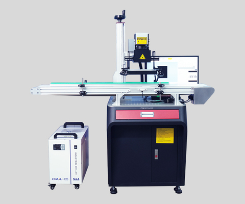 Máquina de grabado de marcado ULTRAVIOLETA industrial visual automática del laser del sistema de colocación de la cámara CCD
