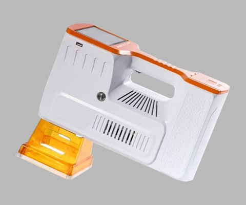 Máquina de marcado, grabado y codificación láser portátil de 20W, pequeña, de metal, acero inoxidable, para placas de identificación