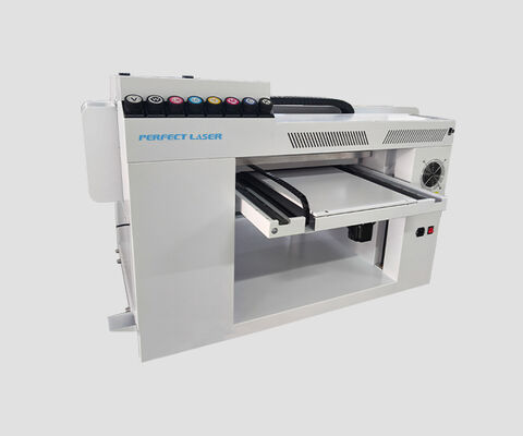Impresora UV industrial digital de piso plano con tres boquillas