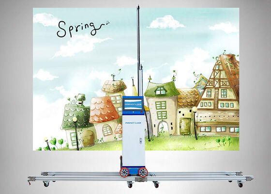 Impresora de pared con doble cabeza de impresión Impresora de inyección de tinta directa a la pared para impresión de imágenes grandes