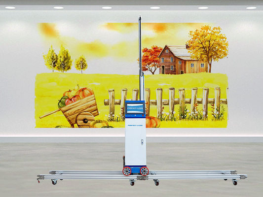 Impresora de pared Impresora de pared de alta velocidad de doble cabezal 64㎡/h para murales y decoración
