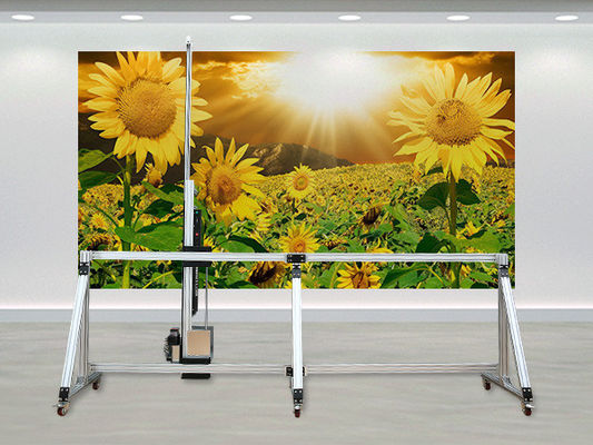 Impresora de pared vertical automática para interiores y exteriores Impresora de pared 3D de tinta UV Robots para pinturas y arte de pared Papel de pared decorativo