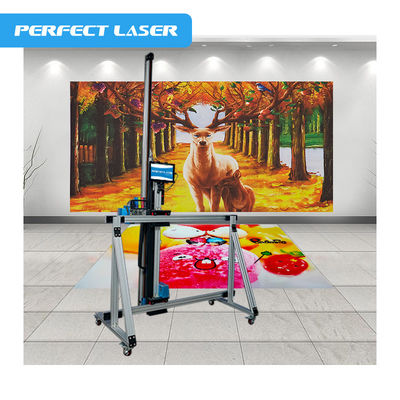 11Impresora de inyección de tinta de pared vertical de 6 pulgadas con efecto 5D para cabeza de pulverización de Epson de metal cerámico