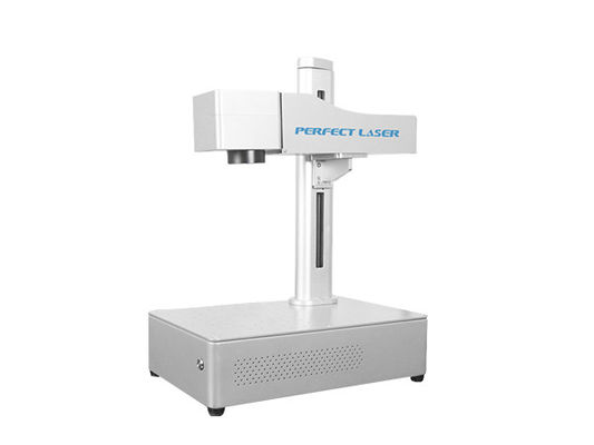 Tamaño pequeño de la máquina de grabado de la marca del laser de la fibra del metal de escritorio 110x110m m mini